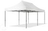 3x6 m Faltpavillon, PREMIUM Stahl 40mm, Seitenteile mit Panoramafenstern, weiß Bild 2
