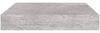 vidaXL Schweberegal Betongrau 23x23,5x3,8 cm MDF 326588 Bild 4