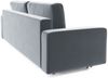 Sofa 3-Sitzer BELANO mit Schlaffunktion Hellgrau Bild 2