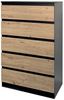 HTI-Living Kommode Kommode mit 5 grifflosen Schubladen (Stück, 1 St, 1 Kommode), Sideboard Bild 5