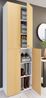 VCM Schuhschrank Lona 919217 Weiß / Buche H. 220 x B. 70 x T. 40cm Bild 3