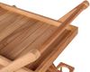 Teakholz Outdoor Garten Servierwagen mit Rollen - bene living - Chester Bild 5