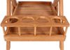 Teakholz Outdoor Garten Servierwagen mit Rollen - bene living - Chester Bild 4