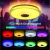 oyajia Deckenleuchte Kristall LED Deckenlampe 60W, Sternenhimmel Lampe 40cm RGB Farbwechsel, Kaltweiß/Naturweiß/Warmweiß/RGB, LED Deckenlampe mit Bluetooth Lautsprecher, Dimmbar mit Fernbedienung Bild 3