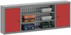 vidaXL Werkzeugschrank mit Regal Rot und Grau 50 x 20 x 55 cm 4103476 Bild 2