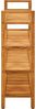 vidaXL Schuhregal mit 4 Etagen 100x27x80 cm Massivholz Eiche 331750 Bild 3