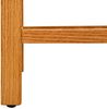 vidaXL Schuhregal mit 4 Etagen 100x27x80 cm Massivholz Eiche 331750 Bild 4