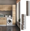 Hochschrank R-Line Grau 30 cm mit Türen Vicco Bild 2