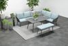 Garden Impressions DAVIS Rope Alu Lounge Set Gartenmöbel Sitzgruppe grau rechts Bild 1