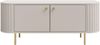 Ovalio TV-Board Typ 302 Lowboard 123 cm TV-Schrank Wohnzimmer Esszimmer Anrichte Modern Farbwahl Sandbeige, Cremona-Eiche und Dunin-Eiche Bild 2