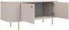 Ovalio TV-Board Typ 302 Lowboard 123 cm TV-Schrank Wohnzimmer Esszimmer Anrichte Modern Farbwahl Sandbeige, Cremona-Eiche und Dunin-Eiche Bild 5