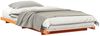 vidaXL Bettrahmen Wachsbraun 100 x 200 cm Massives Kiefernholz 873087 Bild 3
