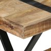 Esstisch 140 x 70 x 76 cm Raues Mangoholz [321606] Bild 5