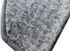 oKu-Tex Stufenmatte SOFT Set 15 Stück, halbrund, Stufenmatten Set 15 teilig, grau meliert, weicher Kurzflor, robust Bild 2