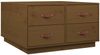vidaXL Couchtisch Honigbraun 80x80x45 cm Massivholz Kiefer 821520 Bild 2