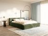 Selsey 'Tilves Slim'Polsterbett 160x200 mit Bettkasten und Lattenrost, Velours, olivgrün Bild 3