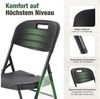 Sekey Klappstuhl Klappstuhl Set bis 150kg stabil faltbar Gartenstuhl Metall, Bis 150kg belastbar – stabil, faltbar & platzsparend Bild 4