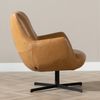 Bronx71 Ledersessel Stella drehbar cognac Bild 4