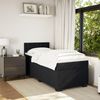 vidaXL Boxspringbett mit Matratze Schwarz Samt 3288775 Bild 5