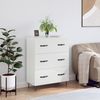 Sideboard, Kommode Hochglanz-Weiß 69,5x34x90 cm Holzwerkstoff j1818p Bild 2