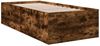 vidaXL Bettgestell Räuchereiche 100x200 cm Holzwerkstoff 3280962 Bild 3
