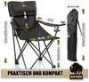 BigDean Campingstuhl Luxus Campingstuhl Faltbar Extra groß 150 KG Belastbar, bequem (Packung, 1 St), Luxus Faltstuhl, Wasserabweisend, Uv-Beständig Bild 4