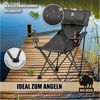 BigDean Campingstuhl Luxus Campingstuhl Faltbar Extra groß 150 KG Belastbar, bequem (Packung, 1 St), Luxus Faltstuhl, Wasserabweisend, Uv-Beständig Bild 2