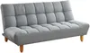 Vente-unique - Schlafsofa Klappsofa 3-Sitzer - Stoff - Grau - ESTEBAN Bild 4