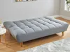 Vente-unique - Schlafsofa Klappsofa 3-Sitzer - Stoff - Grau - ESTEBAN Bild 3