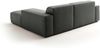 KAWOLA Sofa RANI Ecksofa Feincord anthrazit Recamiere rechts 71 x 189 x 228 cm Bild 5