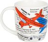 KÖNITZ 1172673028 Kid's Wissen Flugzeuge 230 ml aus Porzellan / Kinderbecher Bild 2