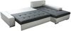 Ecksofa mit Schlaffunktion Faris - Couch mit Bettkasten, Big Sofa, Sofagarnitur, Couchgarniitur, Polsterecke (Schwarz + Grau (Madryt 1100 + Inari 91), Ecksofa Rechts) Bild 3