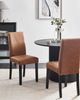 Esszimmerstuhl 2er Set Kunstleder Antik Optik braun BROADWAY Bild 3