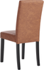 Esszimmerstuhl 2er Set Kunstleder Antik Optik braun BROADWAY Bild 5