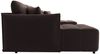 Wohnlandschaft Schlafsofa Sofa TREVISO Stoff Monolith Braun Bild 3