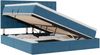vidaXL Bett mit Stauraum und LED mit LED Dunkelblau 160 x 200 cm Samt 3372799 Bild 2