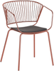 Metallstuhl kupfer 2er Set RIGBY Bild 4