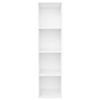 vidaXL Bücherregal/TV-Schrank Weiß 36×30×143 cm Holzwerkstoff 800144 Bild 4