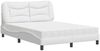 vidaXL Bett mit Matratze "Hvar" Weiß 120x200 cm Kunstleder 3208711 Bild 2