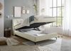 Boxbett >ATLANTIS 6< 140x200 cm Liegefläche, Bezug Ivory - 145x102x240cm (BxHxT) Bild 4