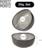 Moritz & Moritz ORGANIC Servierschale 2er - Grau Bild 2
