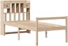 vidaXL Bücherregalbett ohne Matratze 75x190 cm Massivholz Kiefer 3322039 Bild 3