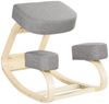 Vinsetto Stuhl Ergonomischer Kniestuhl zur Verbesserung der Körperhaltung (Gesundheitsstuhl, 1 St), für Zuhause, Büro, Grau Bild 2