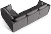 Micadoni Ecksofa Chris 4-Sitzer Rechts Strukturierter Stoff Sand Bild 3