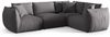 Micadoni Ecksofa Chris 4-Sitzer Rechts Strukturierter Stoff Sand Bild 2