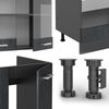 Eckküche R-Line Schwarz Beton/Anthrazit 287 x 60 cm AP Anthrazit Vicco Bild 5