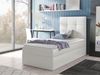 Boxspringbett 'Minvan 2' rechts weiß 80x200 cm Bild 2