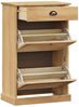 vidaXL Schuhschrank VIGO 60x35x96 cm Massivholz Kiefer 353169 Bild 4