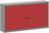 vidaXL Werkzeugschrank mit Regal Rot und Grau 100 x 20 x 55 cm 4103472 Bild 2