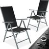 tectake Gartenstuhl 2er Set Gartenstuhl (2er Set, 2 St), klappbar Bild 4